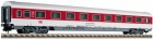 5101 Fleischmann IC/EC long distance compartment Passenger car 1st class in traffic red livery type Avmz1070
